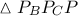 \vartriangle P_BP_CP