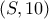 (S, 10)