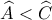  \displaystyle \widehat A < \widehat C