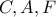 C,A,F