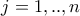 j=1,..,n