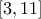 [3, 11]