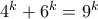 4^k+6^k=9^k