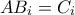 AB_i = C_i