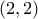 (2, 2)