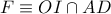 F\equiv OI\cap AD