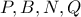 P,B,N,Q