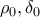 \rho_0, \delta_0