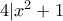 4|x^2+1