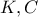 K, C