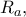 R_{a},