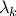 \lambda _k \lambda _k