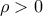 \rho > 0