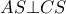 AS \bot CS AS \bot CS