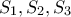 S_1, S_2, S_3