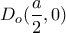 \displaystyle{D_o(\frac{a}{2},0)}