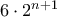 6\cdot 2^{n+1}