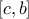 [c,b]
