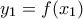 y_{1}=f(x_{1})