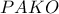 PAKO