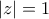 |z| = 1