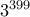 3^{399}