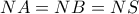 NA=NB=NS
