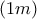 (1m)