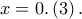 x=0. \left ( 3 \right ).