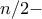 n/2-