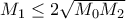 M_{1}\leq 2\sqrt{M_{0}M_{2}}