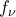 \displaystyle{{f_\nu }}