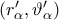 (r_{\alpha}',\vartheta_{\alpha}')