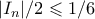 |I_n|/2 \leqslant 1/6
