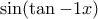 \sin (\tan {-1} x)