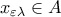x_{\varepsilon\lambda}\in A