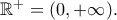 \mathbb{R}^+=(0,+\infty). \mathbb{R}^+=(0,+\infty).