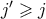j' \geqslant j