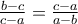 \frac{b-c}{c-a}= \frac{c-a}{a-b}