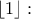 \displaystyle{\left\lfloor 1 \right\rfloor :}