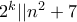 2^k||n^2+7