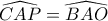 \widehat{CAP}=\widehat{BAO}