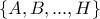 \{A,B,...,H\} \{A,B,...,H\}