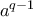 a^{q-1}