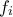 f_{i}