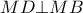 MD \bot MB