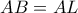 AB=AL