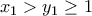 x_1>y_1\geq 1