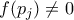 f(p_j) \neq 0