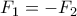 {{F}_{1}}=-{{F}_{2}}